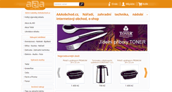 Desktop Screenshot of aaaobchod.cz